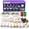 Rotary Tool Polishing Kit & Abrasive Buffing Wheels with 1/8" Shank