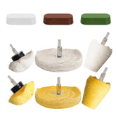 Buffing Wheel Polishing Bits with 1/4 Inch Shank For Dremel
