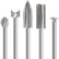 Wood Carving Drill Bits Set Compatible with Dremel Rotary Tool