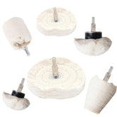 Buffing Wheel Polishing Bits with 1/4 Inch Shank For Dremel