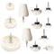Buffing Wheel Polishing Bits with 1/4 Inch Shank For Dremel