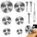 6Pcs HSS Circular Saw Blade Set for Rotary Tools