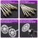 Diamond Grinding Bit Set for Rotary Tools – 1/8" (3mm) Shank, 4 Set Options
