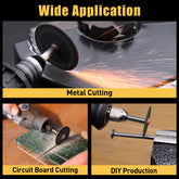 60Pcs Reinforced Fiberglass Cut-Off Wheels – 1-1/4" with 8 Mandrels