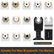 HCS/BIM Multi-Tool Oscillating Tool Blades Set with Depth Markers