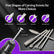 5Pcs HSS Wood Carving Drill Bits Set – 1/8" (3mm) Shank