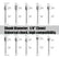 Tungsten Carbide Rotary Burr Set for Dremel, 10PCS Carbide Double Cut Carving Burr Bits with 1/8” Shank Rotary Tool Accessories for Woodworking, Engraving, Drilling, Steel Metal Working