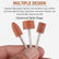 42Pcs Aluminum Oxide Grinding Stone Bits – 1/8" (3mm) Shank