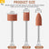 42Pcs Aluminum Oxide Grinding Stone Bits – 1/8" (3mm) Shank