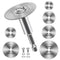 Cutting Wheel for Drill, Rotary Tool Cutting Discs with 6pcs Steel Saw Blades