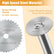 Cutting Wheel for Drill, Rotary Tool Cutting Discs with 6pcs Steel Saw Blades