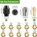 28 Pcs Chuck Collet Kit