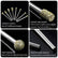 20pcs 10 Shapes 1/8" Shank 120 Grit Diamond Grinding Burr Drill Bit Set for Dremel Rotary Tool