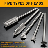 Wood Carving Drill Bits Set Compatible with Dremel Rotary Tool