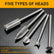 Wood Carving Drill Bits Set Compatible with Dremel Rotary Tool