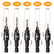 5Pcs HSS Countersink Drill Bit Set – 1/4" Hex Shank