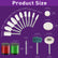 Rotary Tool Polishing Kit & Abrasive Buffing Wheels with 1/8" Shank