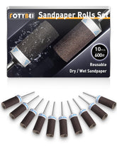 28Pcs Sanding Drums Sandpaper Sticks Set for Dremel Rotary Tool