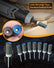 28Pcs Sanding Drums Sandpaper Sticks Set for Dremel Rotary Tool