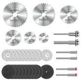 32Pcs Cutting Disc & Saw Blade Set for Rotary Tools