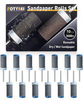 28Pcs Sanding Drums Sandpaper Sticks Set for Dremel Rotary Tool