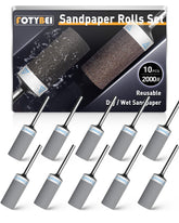 28Pcs Sanding Drums Sandpaper Sticks Set for Dremel Rotary Tool