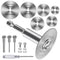 Cutting Wheel for Drill, Rotary Tool Cutting Discs with 6pcs Steel Saw Blades