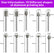 Diamond Grinding Bits Set – 46/120 Grit, 1/8" (3mm) Shank, 5 Options