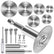 Cutting Wheel for Drill, Rotary Tool Cutting Discs with 6pcs Steel Saw Blades