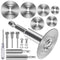 Cutting Wheel for Drill, Rotary Tool Cutting Discs with 6pcs Steel Saw Blades