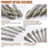 20Pcs Diamond Burr Grinding Bit Set – 1/8" (3mm) Shank