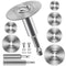 Cutting Wheel for Drill, Rotary Tool Cutting Discs with 6pcs Steel Saw Blades