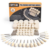 80PCS1/8" Shank Polishing Buffing Wheel for Dremel Polishing Tool