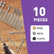 10Pcs Tungsten Carbide Burr Set – Double Cut, 1/8" (3mm) Shank