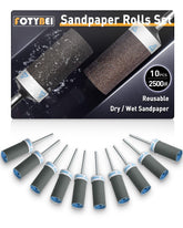 28Pcs Sanding Drums Sandpaper Sticks Set for Dremel Rotary Tool