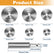 Cutting Wheel for Drill, Rotary Tool Cutting Discs with 6pcs Steel Saw Blades