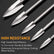 5Pcs HSS Wood Carving Bits Set – 1/8" (3mm) Shank