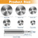 Cutting Wheel for Drill, Rotary Tool Cutting Discs with 6pcs Steel Saw Blades
