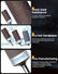 28Pcs Sanding Drums Sandpaper Sticks Set for Dremel Rotary Tool