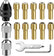 15Pcs Drill Chuck & Brass Collet Set – M8x0.75mm, 0.5–3.2mm