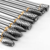 Carbide Burr Set Compatible with Dremel Rotary Tool