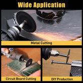 60pcs Rotary Tool Cut Off Wheels 1-1/4'' Reinforced Fiberglass Cutting Wheel Discs with 8pcs 402 Mandrels