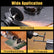 60pcs Rotary Tool Cut Off Wheels 1-1/4'' Reinforced Fiberglass Cutting Wheel Discs with 8pcs 402 Mandrels