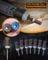 28Pcs Sanding Drums Sandpaper Sticks Set for Dremel Rotary Tool