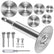 Cutting Wheel for Drill, Rotary Tool Cutting Discs with 6pcs Steel Saw Blades