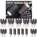1500 2000 2500 3000 Grit Reusable Sanding Rolls & Sticks Kit for Dremel Rotary Tool with 1/8" Shank, 16Pcs Sanding Drums Accessories Dry/Wet Abrasive Cylinders for Wood/Metal/Jade Polishing