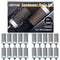 1500 2000 2500 3000 Grit Reusable Sanding Rolls & Sticks Kit for Dremel Rotary Tool with 1/8" Shank, 16Pcs Sanding Drums Accessories Dry/Wet Abrasive Cylinders for Wood/Metal/Jade Polishing