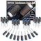 1500 2000 2500 3000 Grit Reusable Sanding Rolls & Sticks Kit for Dremel Rotary Tool with 1/8" Shank, 16Pcs Sanding Drums Accessories Dry/Wet Abrasive Cylinders for Wood/Metal/Jade Polishing