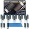 1500 2000 2500 3000 Grit Reusable Sanding Rolls & Sticks Kit for Dremel Rotary Tool with 1/8" Shank, 16Pcs Sanding Drums Accessories Dry/Wet Abrasive Cylinders for Wood/Metal/Jade Polishing