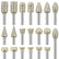 20Pcs 60 Grit Diamond Grinding Bits Set – 1/8" (3mm) Shank